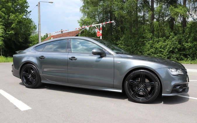 Audi A7 cena 110000 przebieg: 220000, rok produkcji 2014 z Myślenice małe 22
